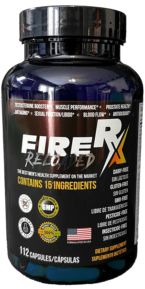 A bottle of fire rx reloaded contains 1 5 ingredients.